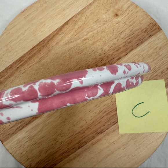 Vintage Bennington Potters Pink Agate Salad Plate 7.5" - Picture 7 of 9